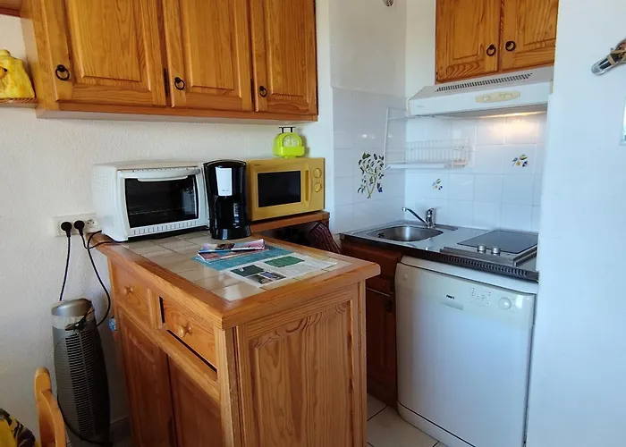 T2 Vue - Parking - 4 Pers - Saint-pierre-la-mer - Fr-1-795-3 Apartamento *